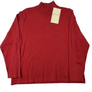 Terry Lewis NWT mock turtleneck long sleeve sweater 1X